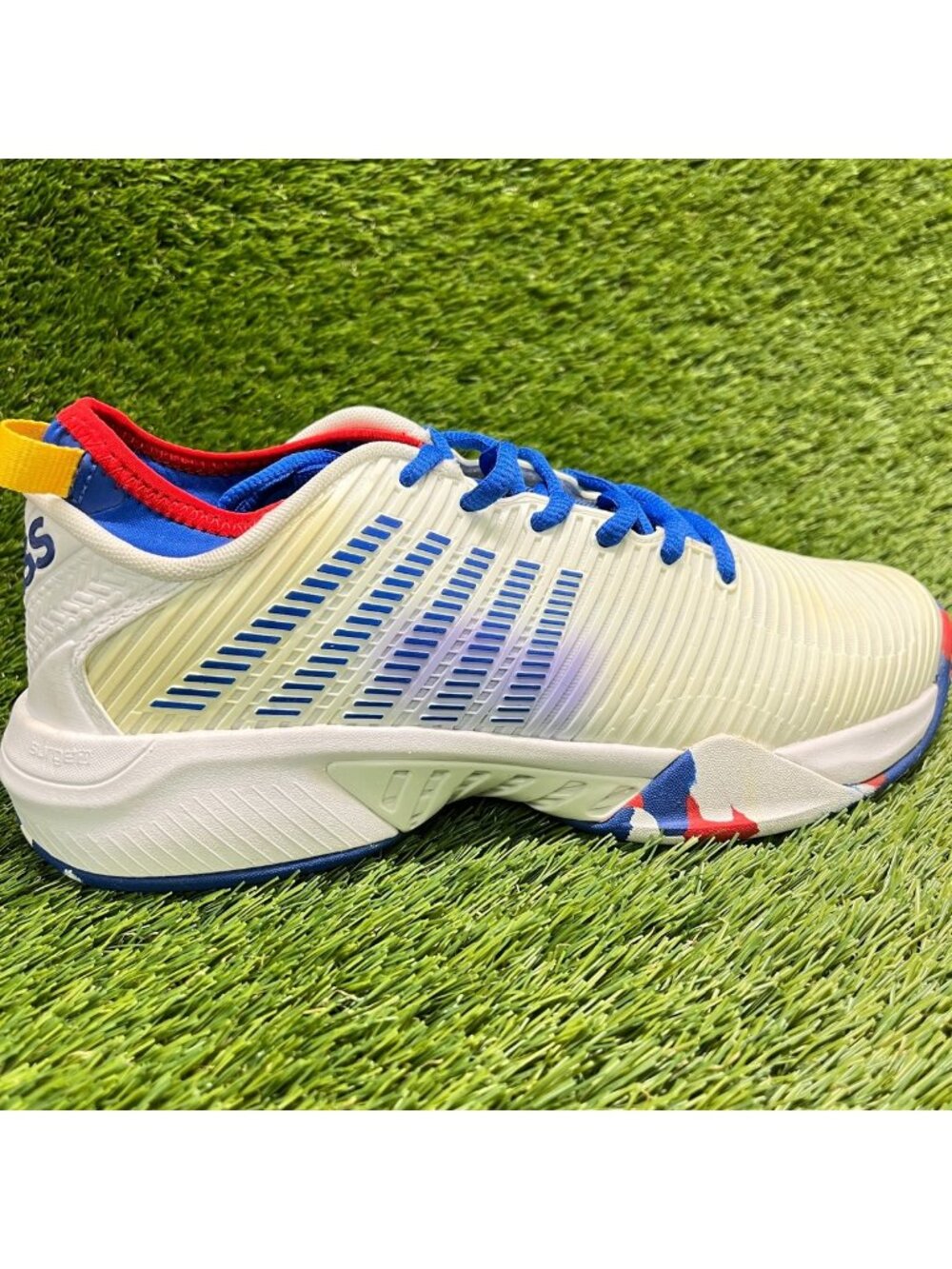 K-Swiss Hypercourt Supreme Mens Size 8.5 White Athletic Tennis Shoes Sneakers